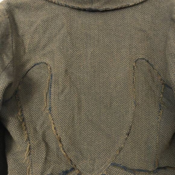 Nicole Miller Raw Edge Jacket Size 10 - Picture 4 of 5